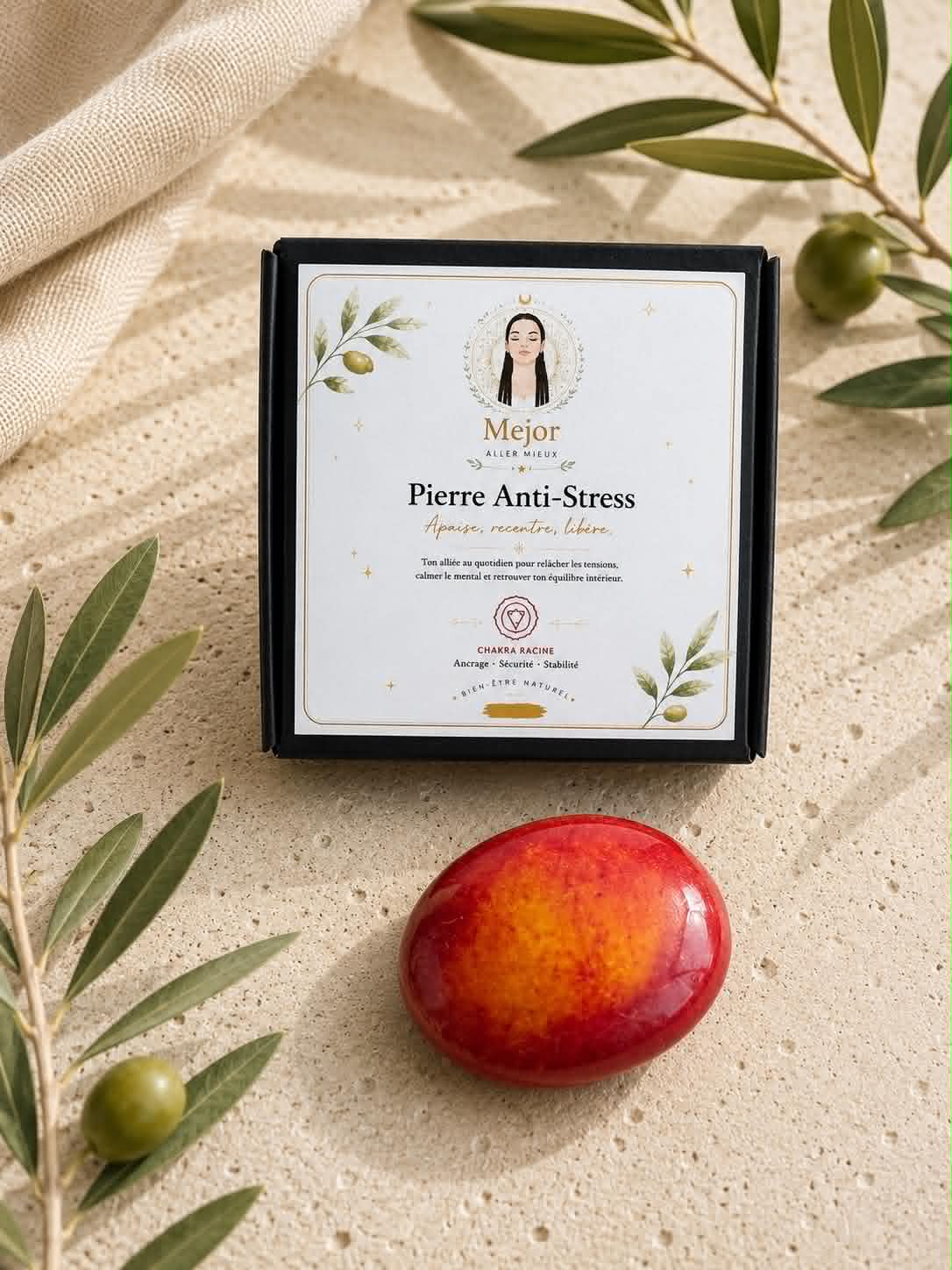 Pierre Anti-Stress – Chakra Racine