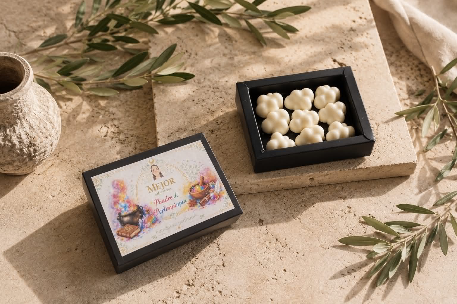Boîte 9 fondants – Poudre de Perlimpinpin