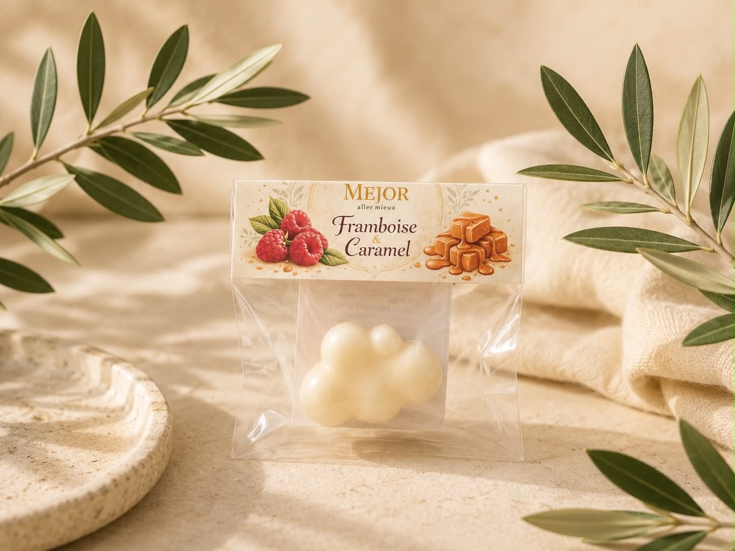 Fondant parfumé – Framboise & Caramel