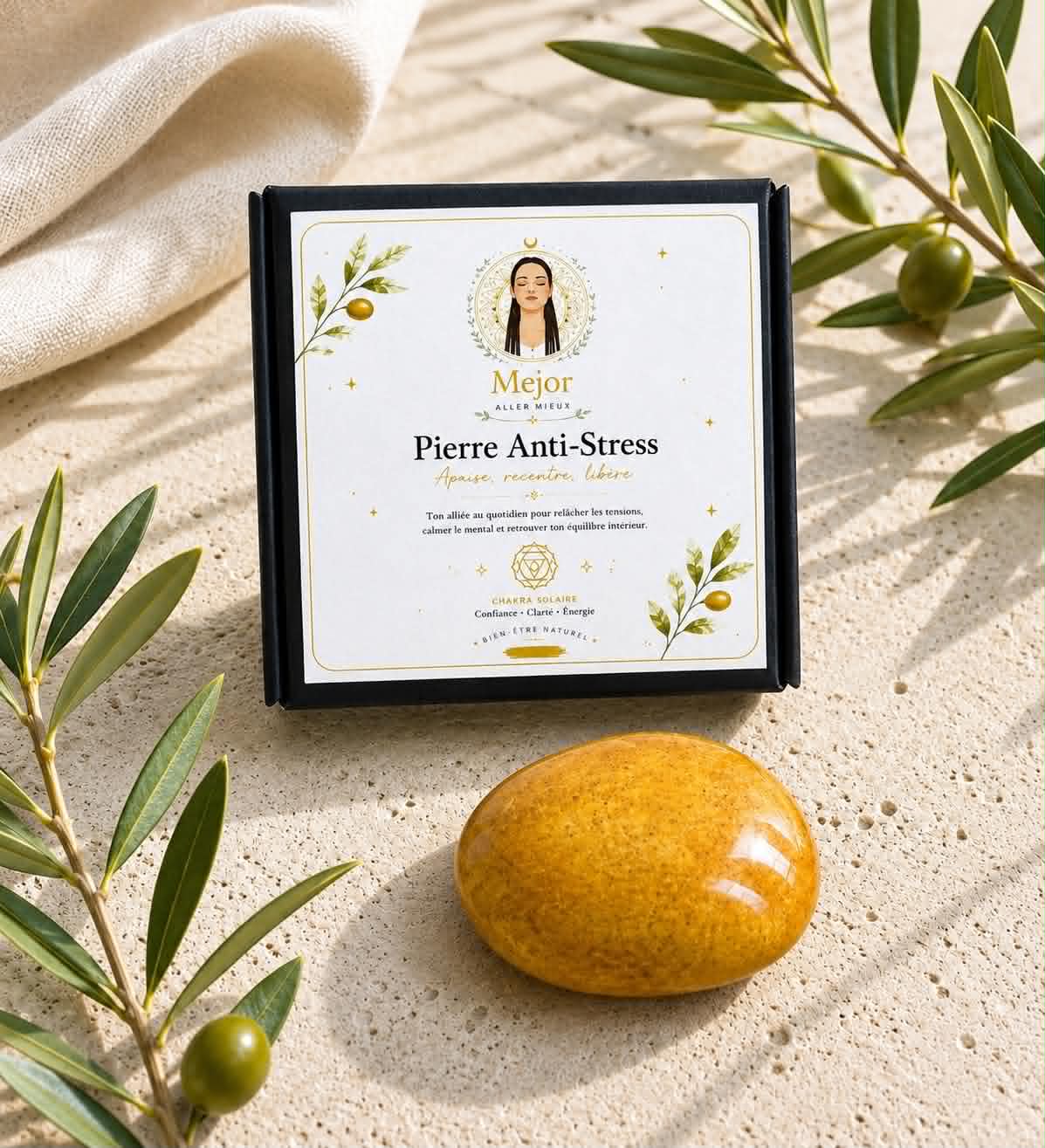 Pierre Anti-Stress – Chakra Solaire